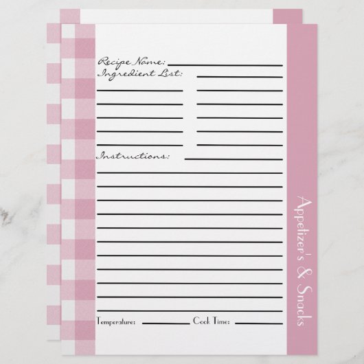 Roze en witte geplakt inkepjes (Voorkant / Achterkant)