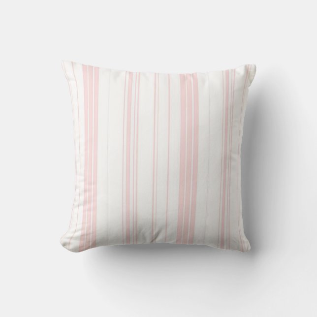 Roze en witte gestreept Kussens en kruiderijen - G (Voorkant)