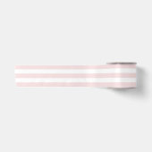 Roze en witte gestreepte Paris Glam Satijnen Lint (Voorkant)