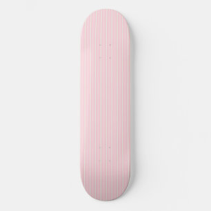 Roze en witte gestreepte Skatedeck Skateboard