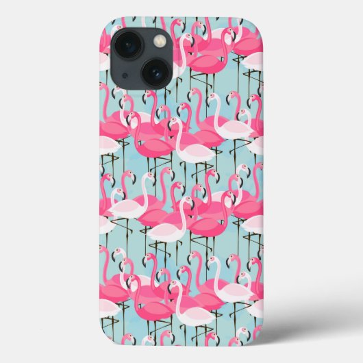 Roze en witte gewassen van vlamingos Case-Mate iPhone case (Achterkant)