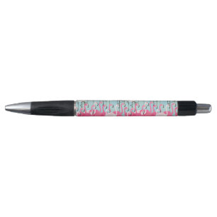 Roze en witte gewassen van vlamingos pen