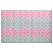 Roze en witte gewassen van vlamingos stof (Yard (91,4 cm))