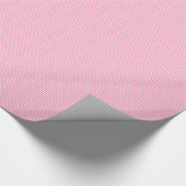 Roze en Witte Gingham Inpakpapier (Hoek)