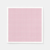 Roze en witte gingham servetten (Voorkant)
