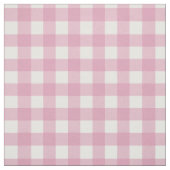 Roze en witte gingham stof (Swatch)