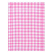 Roze en witte gingham tafelkleed (Voorkant)