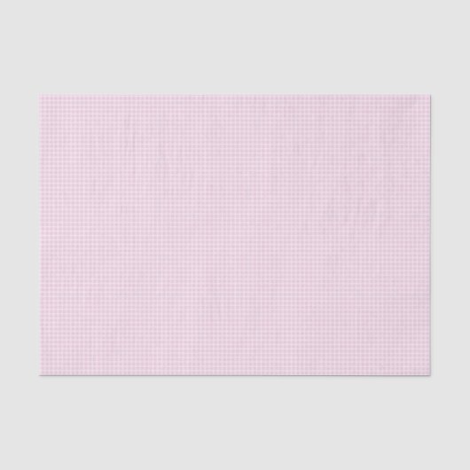Roze en witte gingham tissuepapier (Voorkant)