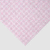 Roze en witte gingham tissuepapier (Detail)