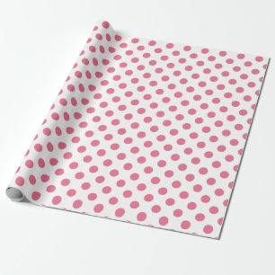 Roze en witte haarpunten cadeaupapier