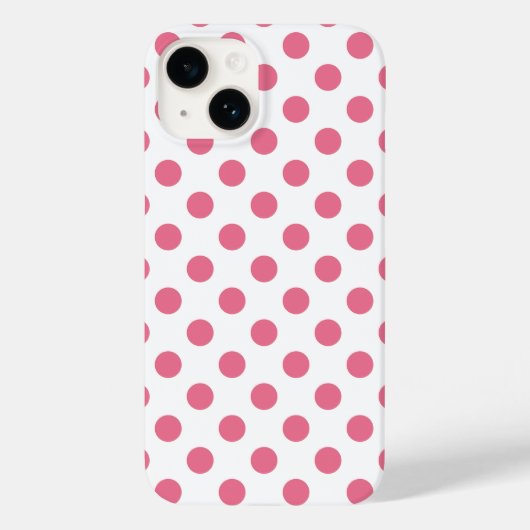 Roze en witte haarpunten Case-Mate iPhone case (Achterkant)
