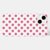 Roze en witte haarpunten Case-Mate iPhone case (Achterkant (horizontaal))