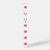 Roze en witte haarpunten Case-Mate iPhone case (Achterkant / Links)