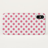 Roze en witte haarpunten Case-Mate iPhone case (Achterkant (horizontaal))