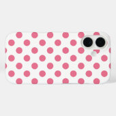 Roze en witte haarpunten Case-Mate iPhone case (Achterkant (horizontaal))
