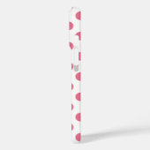 Roze en witte haarpunten Case-Mate iPhone case (Achterkant / Links)