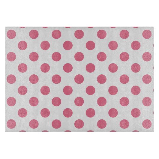 Roze en witte haarpunten snijplank (Voorkant)