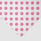 Roze en witte haarpunten tissuepapier (Detail)