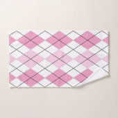 Roze en witte handdoeken (Handdoek)