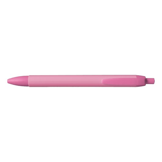 Roze en Witte Hart Swash Handtekening Naam Zwarte Inkt Pen (Achterkant)