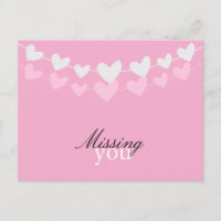 Roze en Witte Harten Missen Jou