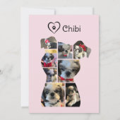 Roze en witte harten Schattigee dag van de Valenti Feestdagenkaart (Achterkant)