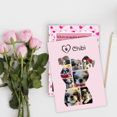 Roze en witte harten Schattigee dag van de Valenti Feestdagenkaart