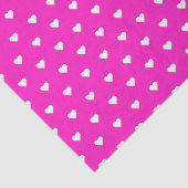 Roze en Witte Hartjes | Op Maat Tissuepapier (Detail)