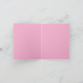 Roze en Witte Hartslingers Bedankkaart (Binnen)