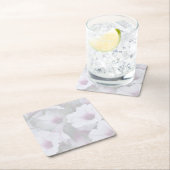 Roze en witte holte kartonnen onderzetters (Insitu)