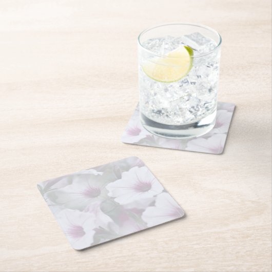 Roze en witte holte kartonnen onderzetters (Insitu)