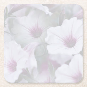 Roze en witte holte kartonnen onderzetters