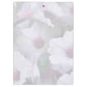 Roze en witte holte klembord (Achterkant)