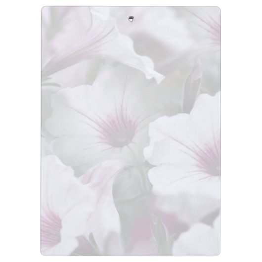 Roze en witte holte klembord (Achterkant)