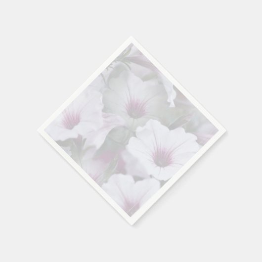 Roze en witte holte servet (Hoek)