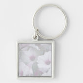 Roze en witte holte sleutelhanger (Voorkant)