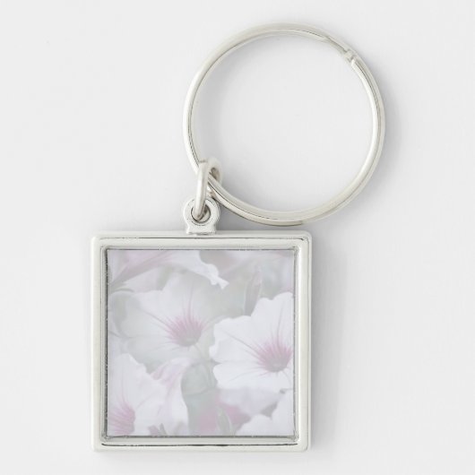 Roze en witte holte sleutelhanger (Voorkant)