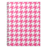 Roze en witte hond notitieboek (Voorkant)