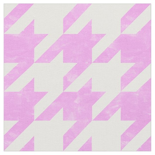 Roze en witte hond stof (Close Up)