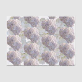 Roze en Witte Hortensia Tissuepapier