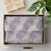 Roze en Witte Hortensia Tissuepapier (Geschenk)