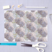 Roze en Witte Hortensia Tissuepapier (Craft)