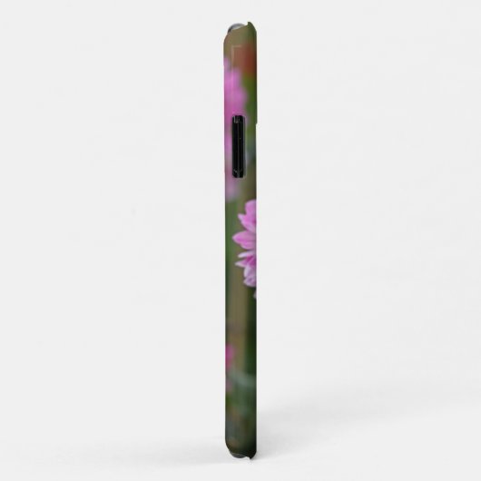 Roze en Witte Initialen van Dahlia Case-Mate iPhone Case (Achterkant/rechts)