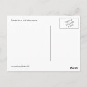 Roze en witte jurken uit de jaren 20 briefkaart (Achterkant)