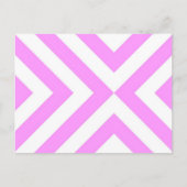 Roze en witte kaas briefkaart (Voorkant)