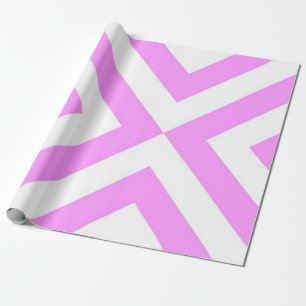 Roze en witte kaas cadeaupapier