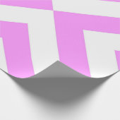 Roze en witte kaas cadeaupapier (Hoek)