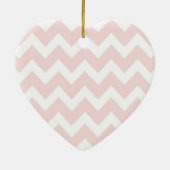 Roze en witte kaas keramisch ornament (Achterkant)