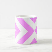 Roze en witte kaas koffiemok (Center)