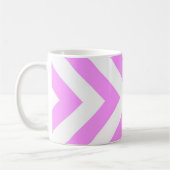 Roze en witte kaas koffiemok (Links)